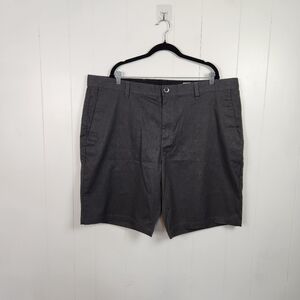 Volcom Mens 10" Flat Front Shorts Gray Size 44